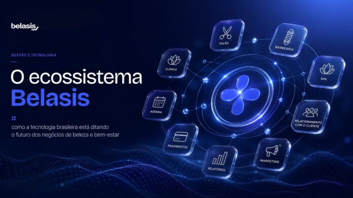 O ecossistema Belasis: como a tecnologia brasileira está ditando o futuro dos negócios de beleza e bem-estar.
